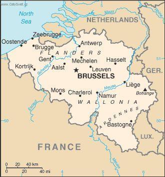 Foto: Belgie-politick� mapa