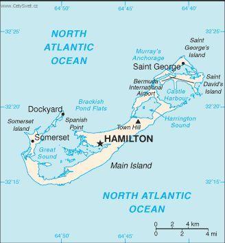 Foto: Bermudy-politick� mapa