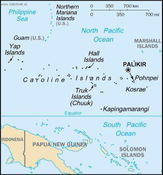 Foto: Mikron�sie-politick� mapa