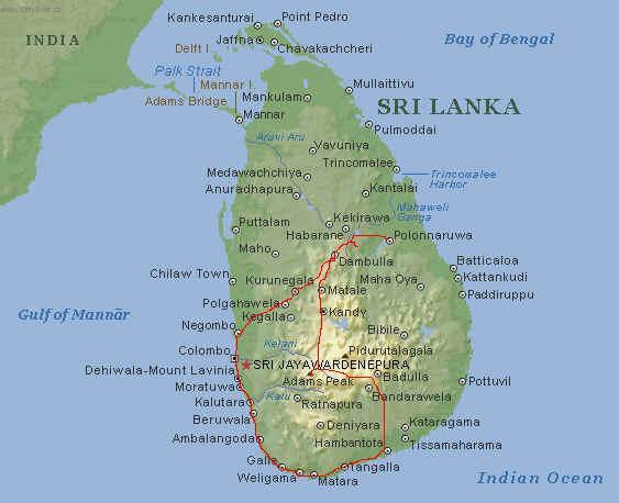 Foto: Sr� Lanka-Trasa